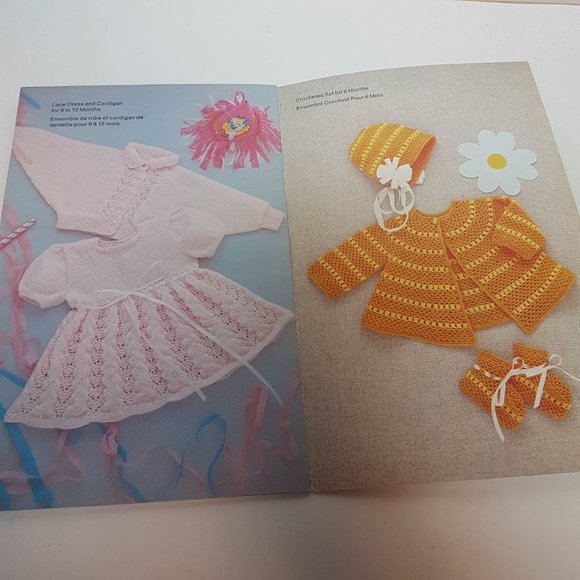 Set of 3 Vintage PATONS BEEHIVE Baby and Toddler Knitting Crochet Pattern Books - Picture 10 of 16
